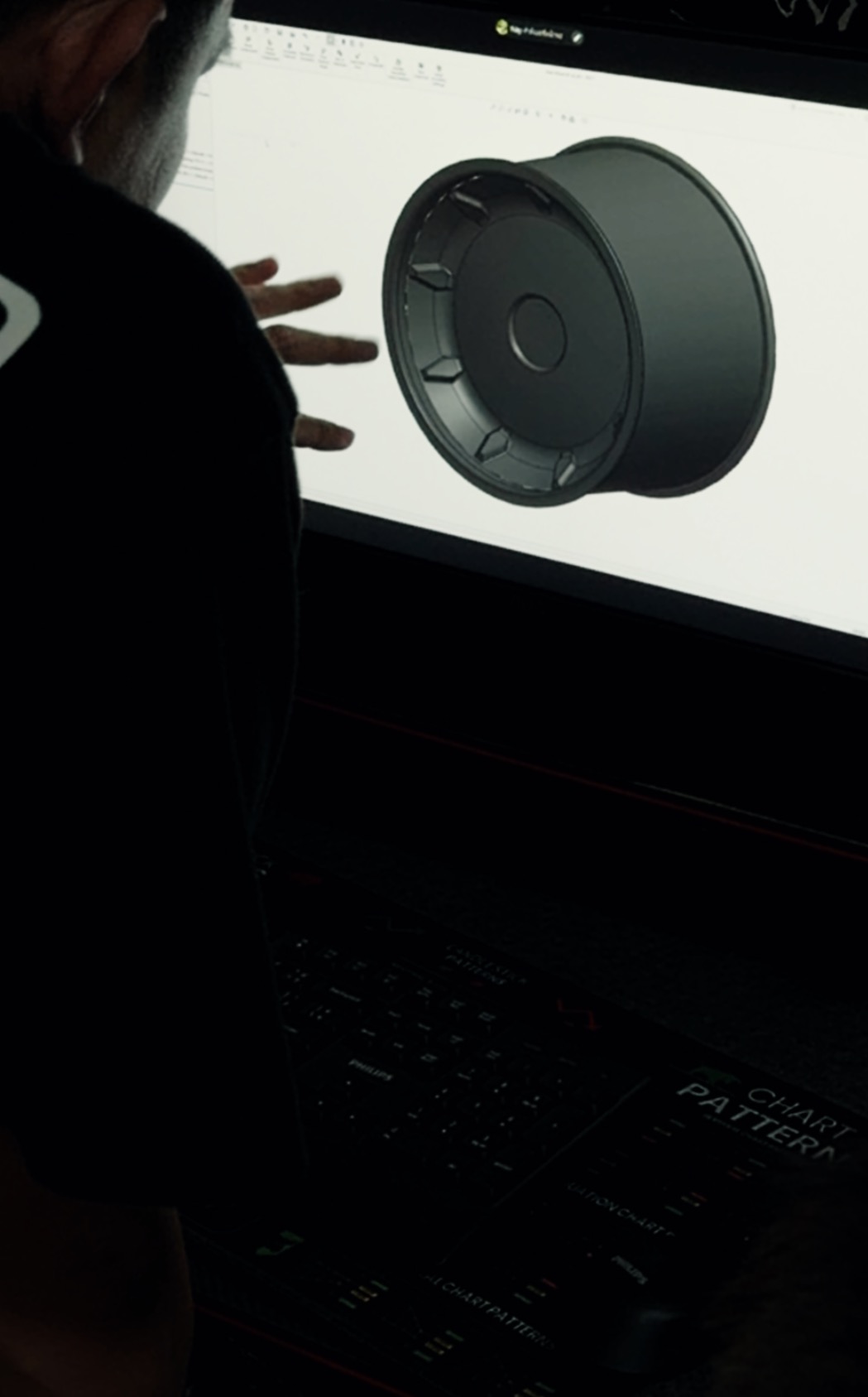 Wheel components developed digitally before production.